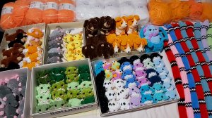 Навязала, за половинку января))) Первый выход на ярмарку в этом году.