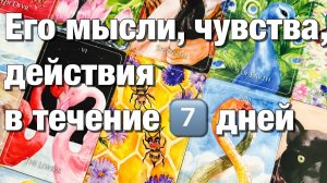 ТАРО РАСКЛАД☘️❤️ВАШИ С НИМ БЛИЖАЙШИЕ 7️⃣ ДНЕЙ!⚡️ЕГО МЫСЛИ, ЧУВСТВА, ДЕЙСТВИЯ В ТЕЧЕНИЕ НЕДЕЛИ!