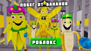 ПОБЕГ ОТ ПОЛИЦИИ БАНАНОВ ИЗ СЕМЕЙНОЙ ТЮРЬМЫ! Прохождение игры Obby в Roblox