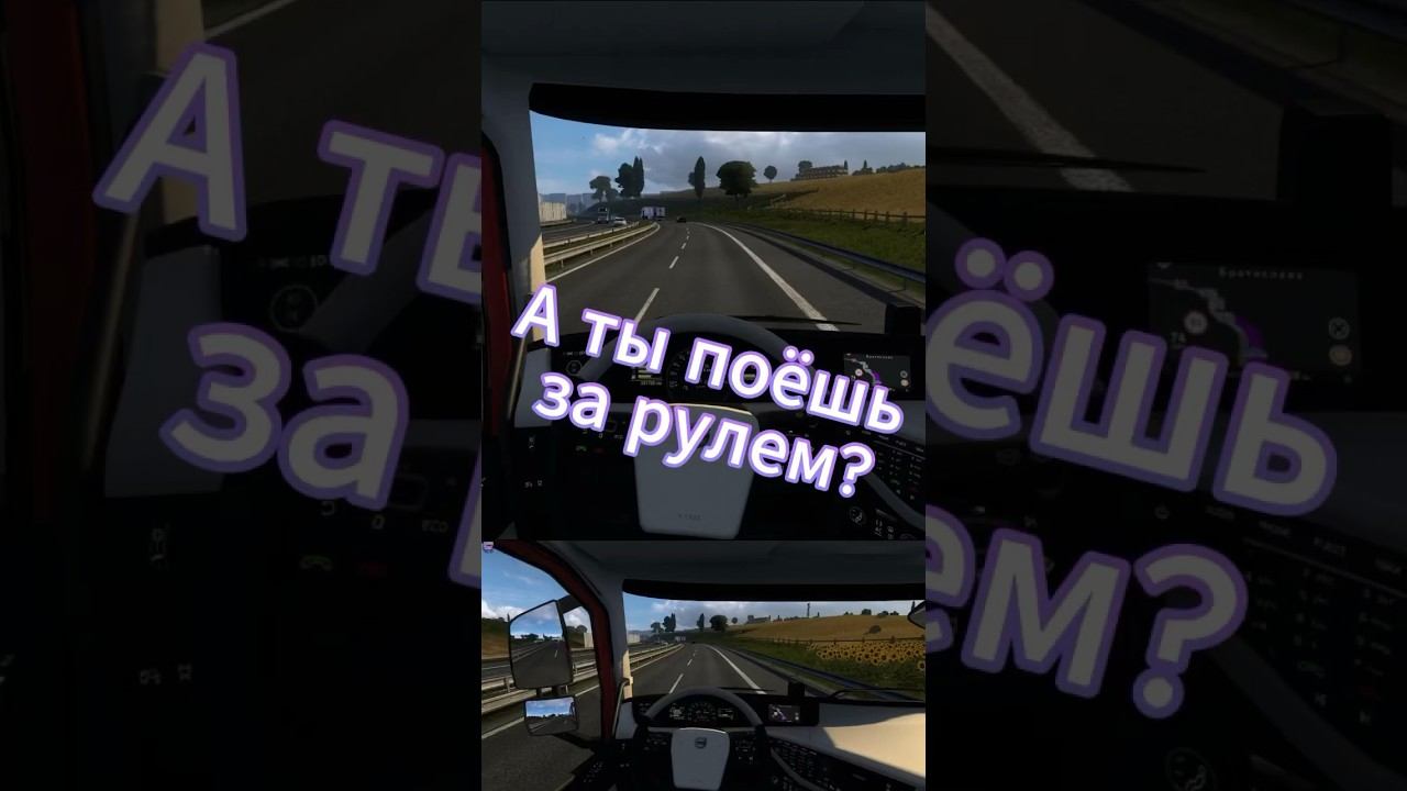 Поём за рулем #ets2 #eurotrucksimulator2 #moza #shorts смотреть онлайн