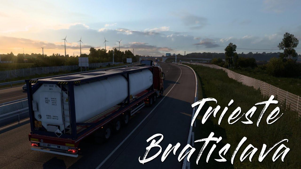 ETS2. Из Триеста в Братиславу. смотреть онлайн