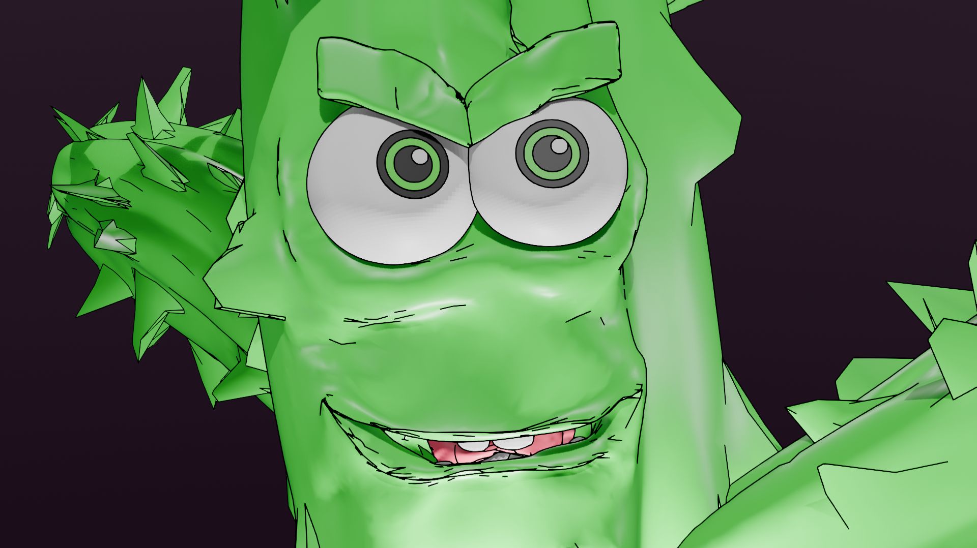 Кактус 3D Анимация-1