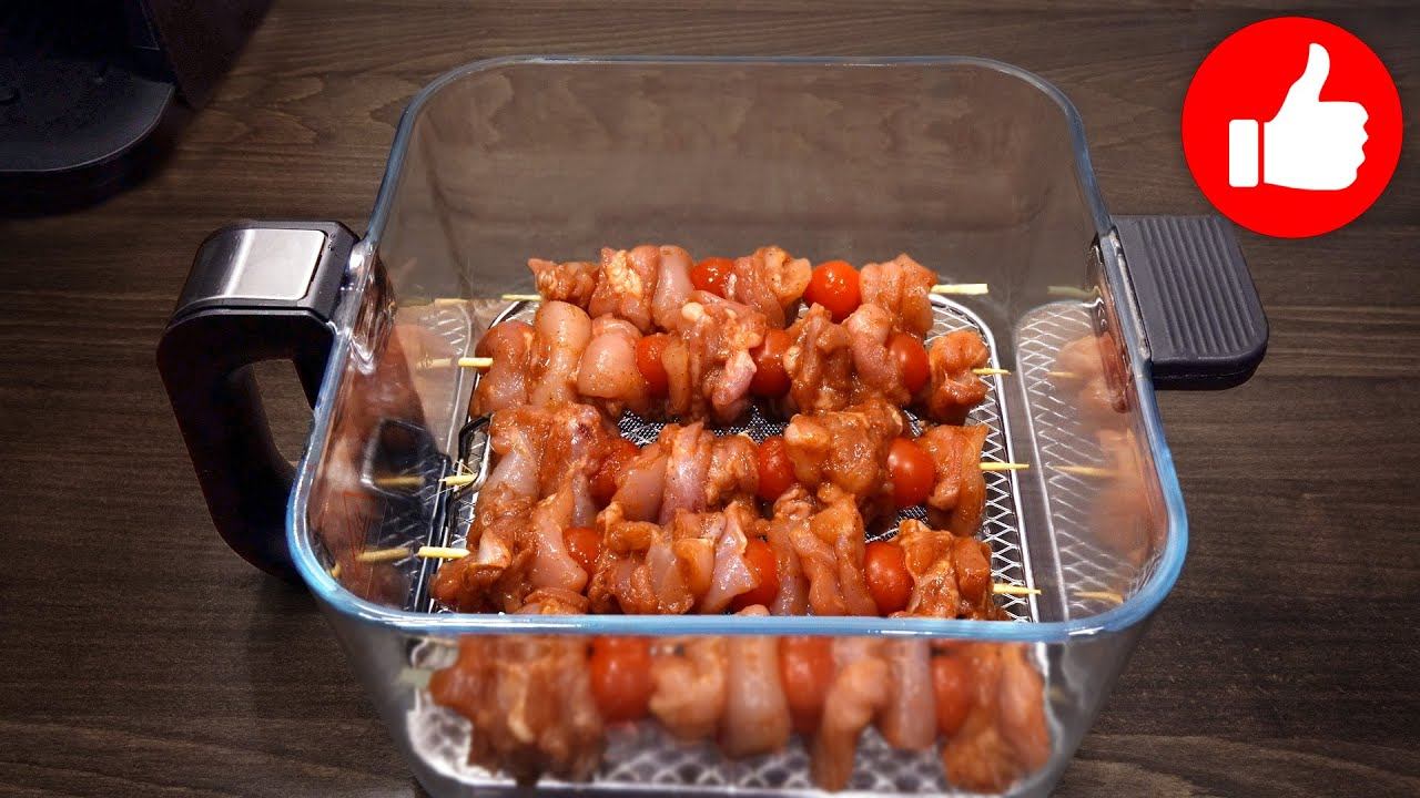 Теперь буду запекать только так! Куриные шашлычки в аэрогриле! Секрет Сочной и Вкусной курицы! смотреть онлайн
