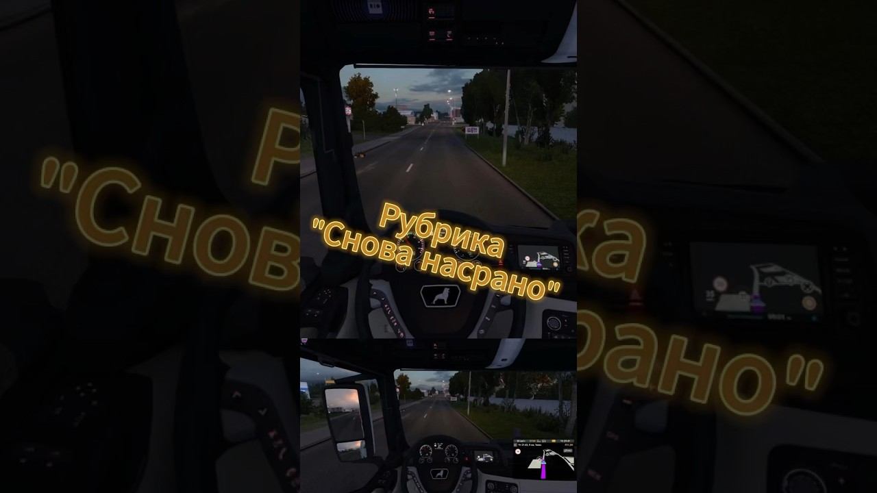 В ETS2 снова насрано Euro truck simulator 2 Logitech g29 Moza #shorts смотреть онлайн