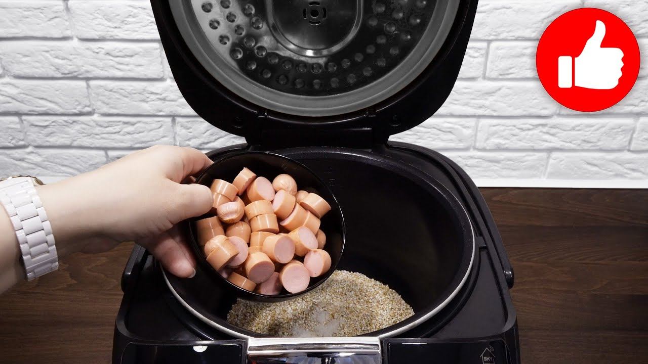 Очень Вкусный и легкий Ужин! Рецепт самой вкусной и быстрой ячневой каши с сосисками в мультиварке смотреть онлайн