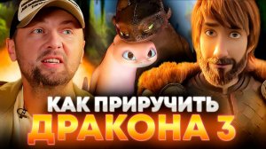 Зубарев смотрит мультфильм «Как приручить дракона 3»