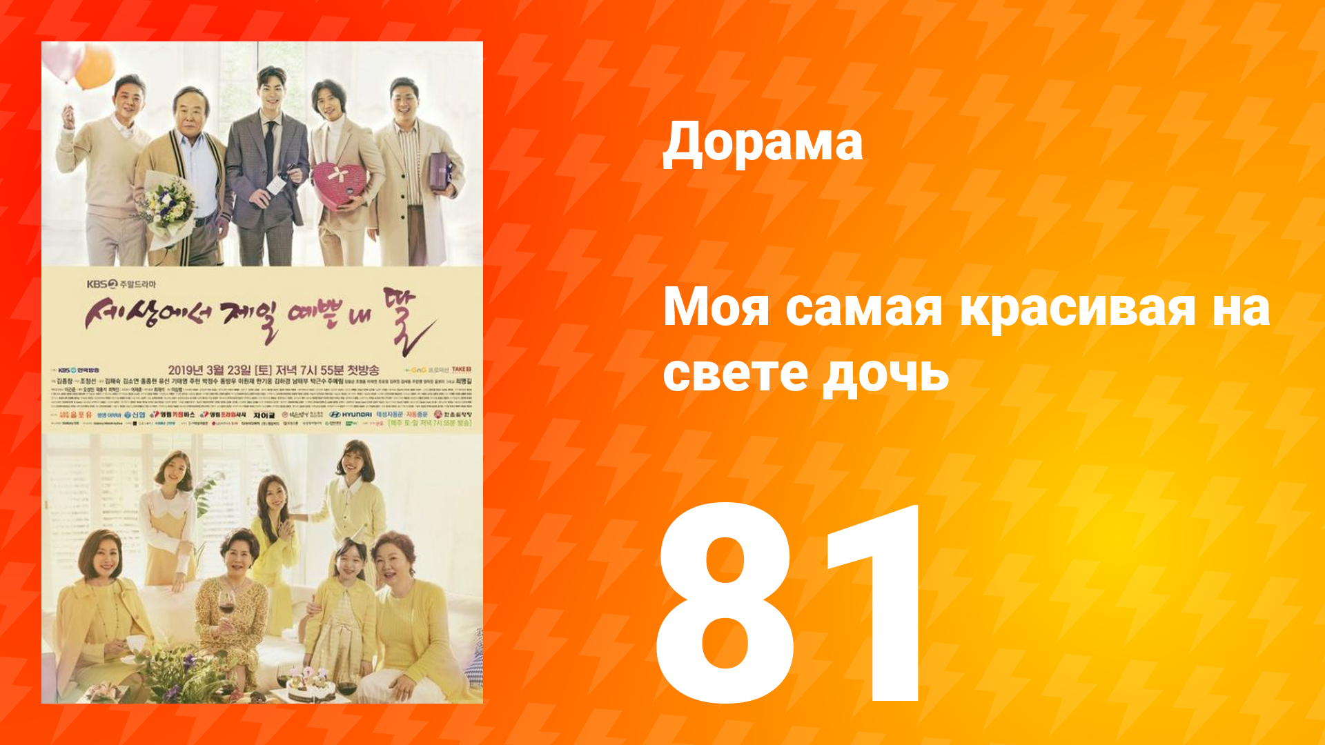 Моя самая красивая на свете дочь 1 сезон 81 серия