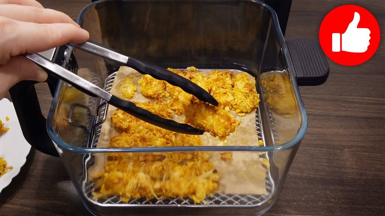 Эти куриные нагетсы бесподобны! Лучший рецепт нагетсов в аэрогриле. смотреть онлайн