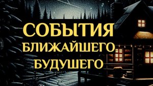 СОБЫТИЯ БЛИЖАЙШЕГО БУДУЩЕГО. ЧТО ВАС ЖДЁТ?