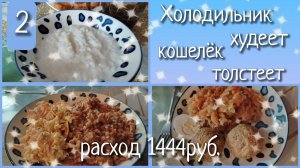 Холодильник худеет, кошелёк толстеет//день 2