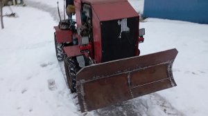 Мой минибульдозер.Переделка и доработка.