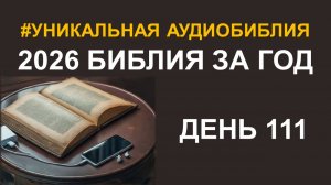 День 111.  Библия за год.  Библейский ультрамарафон портала «Иисус» 2026