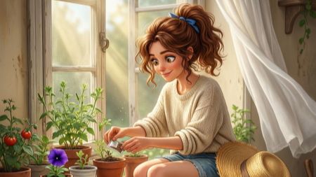 Маленькая жизнь на подоконнике