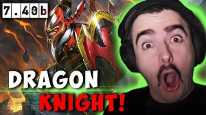 STRAY В ШОКЕ НА МИД ДК ! СТРЕЙ DRAGON KNIGHT В НОВОМ ПАТЧЕ 7.40b carry mid dota 2 ! Лучшее со Стреем