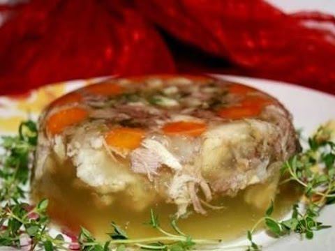 Как приготовить ВКУСНЫЙ ДОМАШНИЙ ХОЛОДЕЦ из свиных и говяжьих ножек и его рецепт. смотреть онлайн