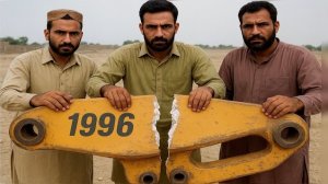 Пакистанские специалисты безупречно восстановили сломанную стрелу погрузчика. Невероятный ремонт