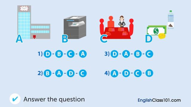 A2 Listening. Work tasks