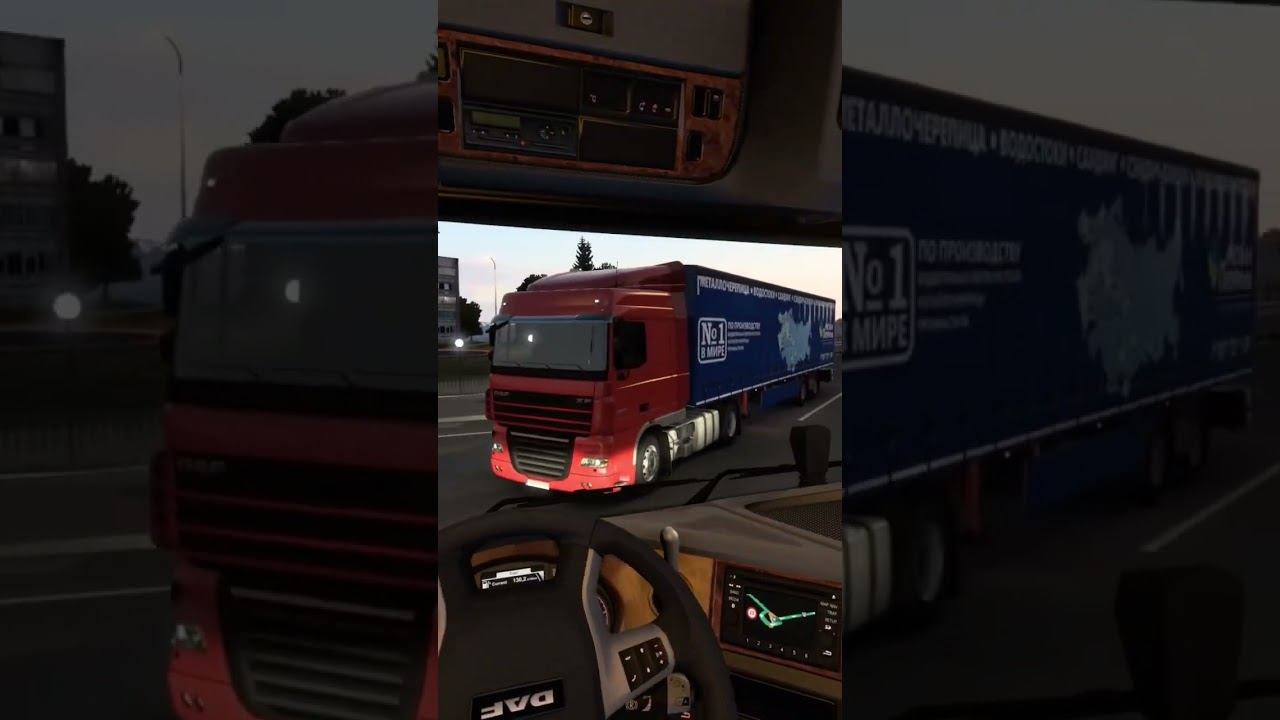 ETS2 Euro truck simulator Logitech g29 #shorts смотреть онлайн