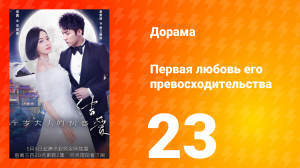 Первая любовь его превосходительства 1 сезон 23 серия