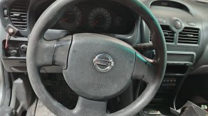 Как снять подушку безопасности руля НИССАН Альмера классик