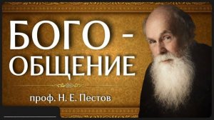 БОГООБЩЕНИЕ _ проф. Н. Е. Пестов