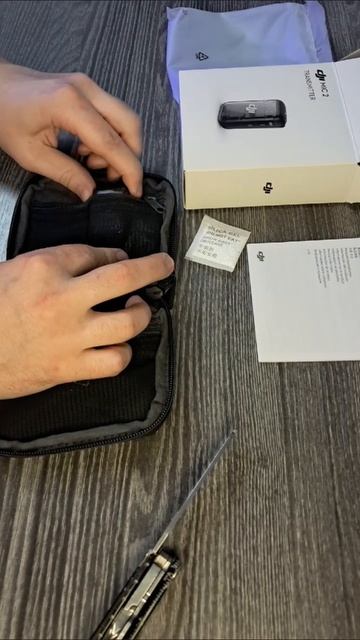 Распаковка микрофона DJI Mic 2