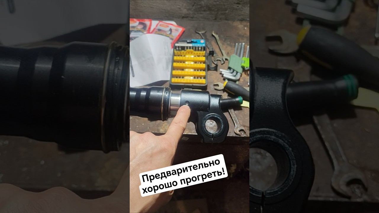 Около ЭНДУРО. разбераю передний амортизатор.