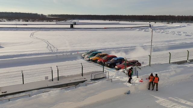 Старт гонки NLS на Нижегородском кольце 17.01.26
