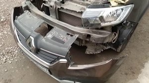 Снятие бампера Логан 2/Сандеро 2