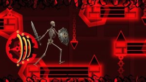 Skeleton Banging Shield but it’s Bloodbath | Geometry Dash