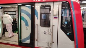 электропоезд а 81-775 .2 Москва 2024 и 81-717 Номерной, на станции Технопарк