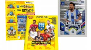 РАСПАКОВАКА СТАРТОВОГО НАБОРА PANINI FIFA 365: 2025-2026. Adrenalyn XL! MESSI В ПАКЕ!