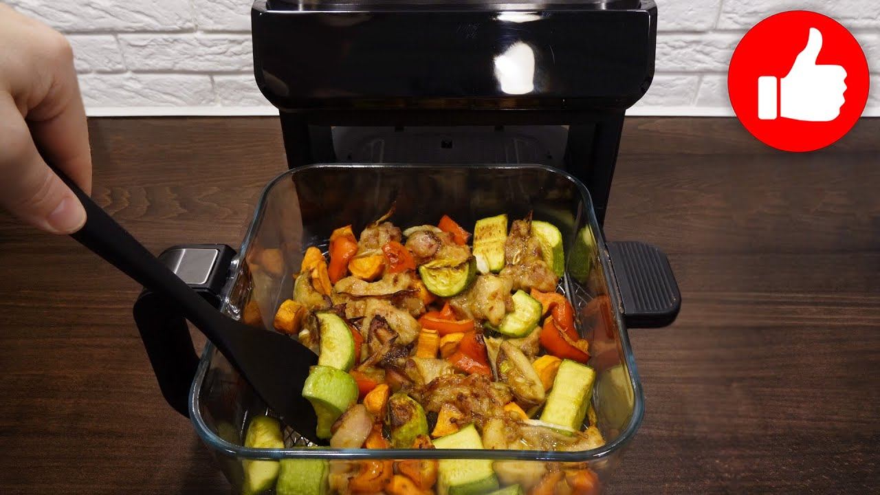 Это Лучшая курица с овощами Которую Я пробовала! Готовлю только так! Ужин в аэрогриле! смотреть онлайн