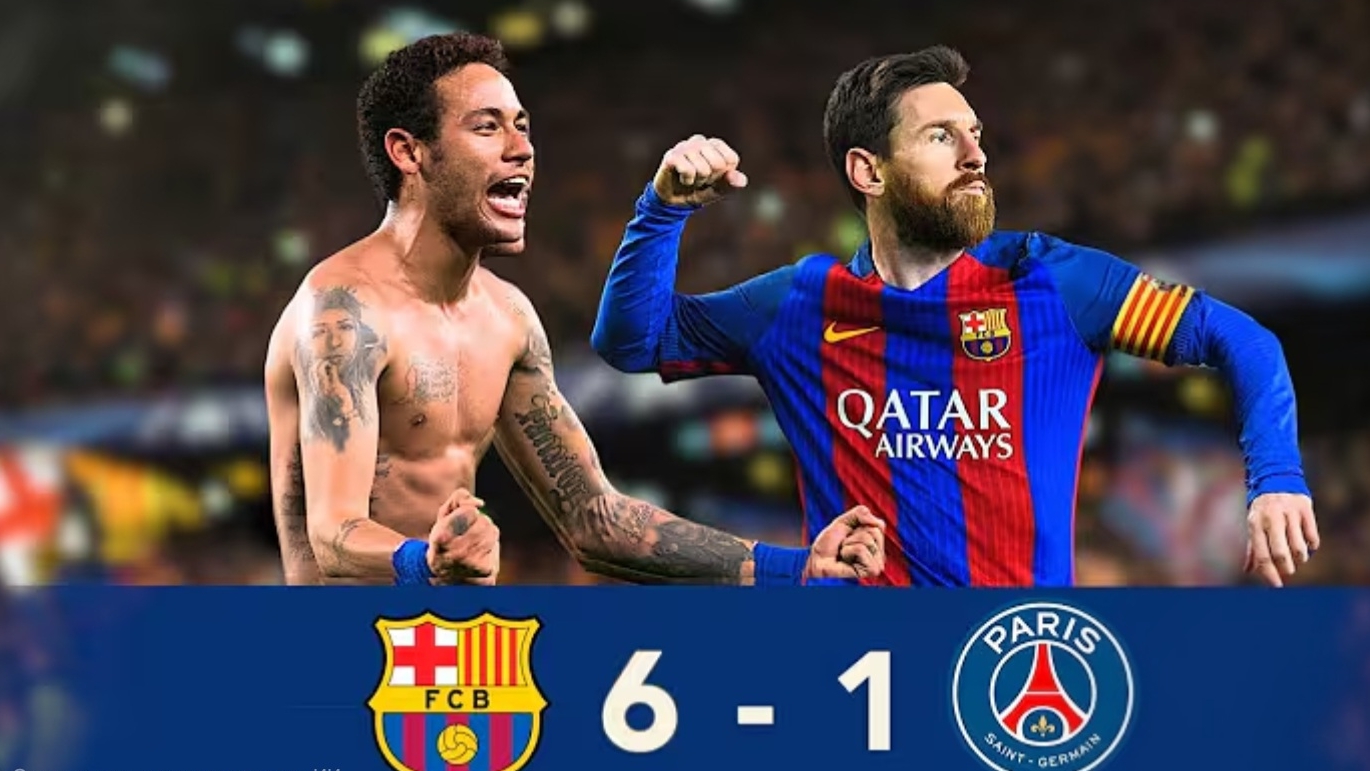 Барселона — ПСЖ 6-1. Лига чемпионов 16/17, обзор матча смотреть онлайн