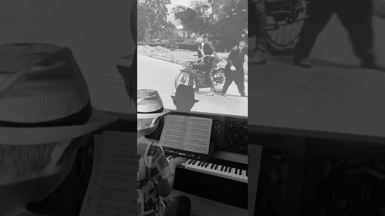 The Entertainer - Scott Joplin - film : Buster Keaton ONE WEEK  #piano #music #entertainer