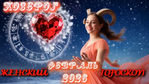 Козерог. Женский гороскоп. Февраль. 2026.
