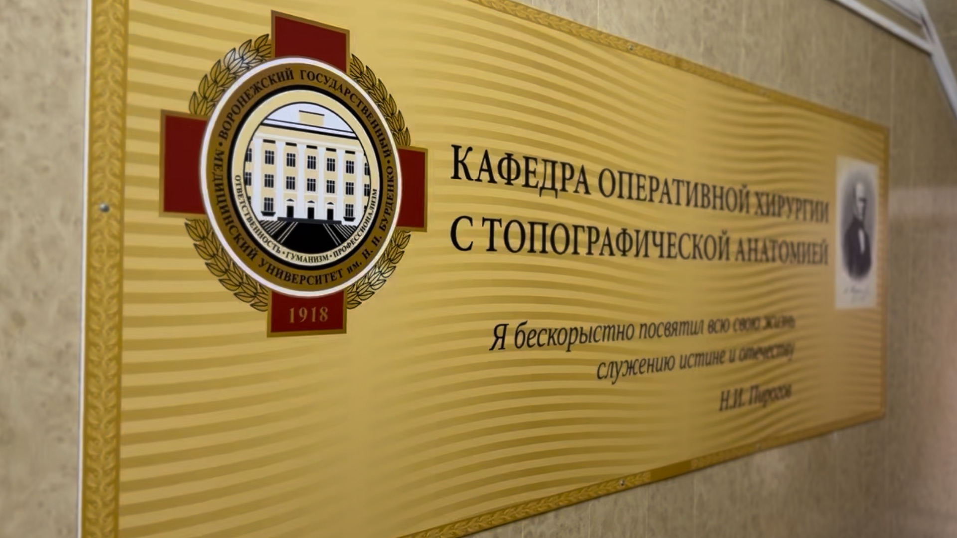 ВГМУ: кафедра оперативной хирургии с топографической анатомией смотреть онлайн