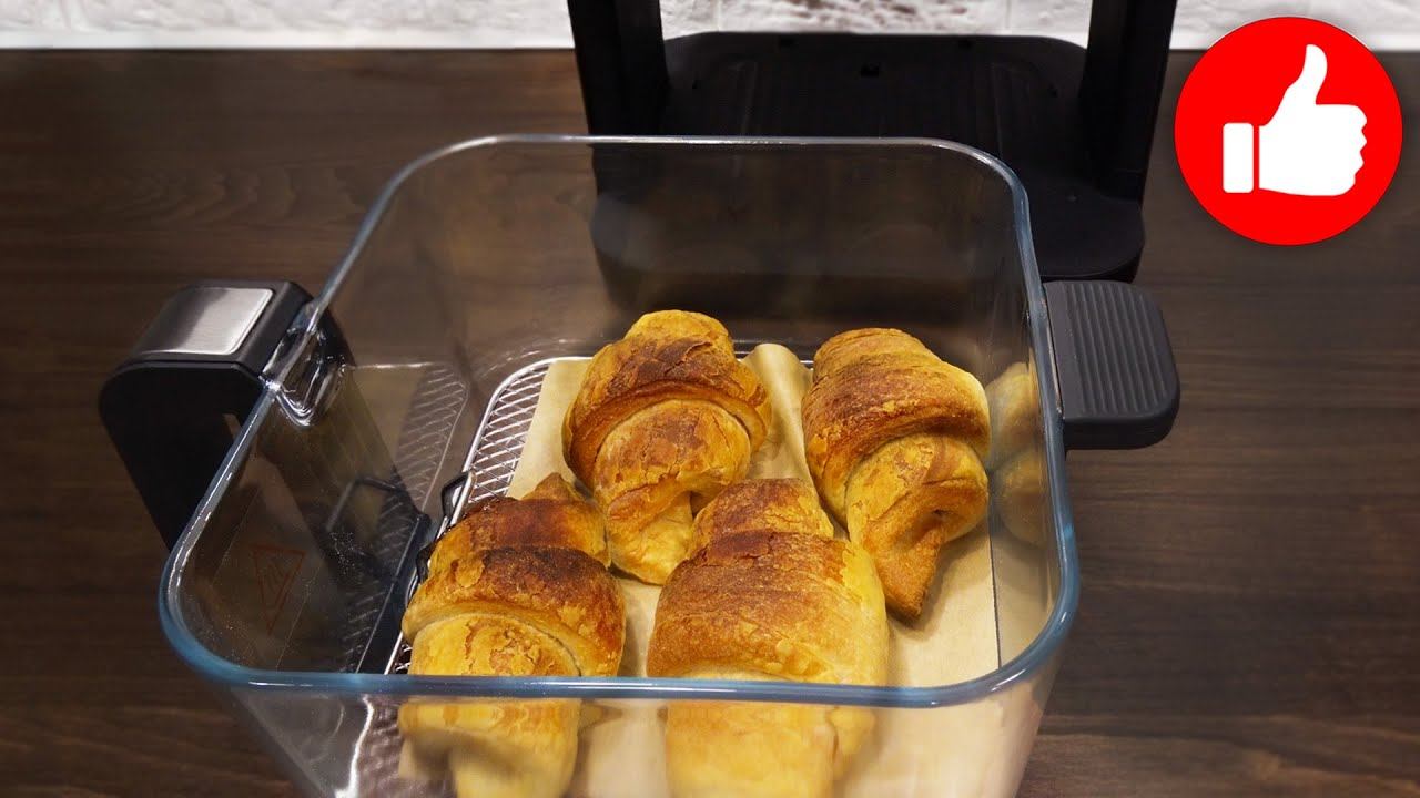 Нежнейшие круассаны за считаные минуты! Быстро и вкусно! Выпечка в аэрогриле смотреть онлайн