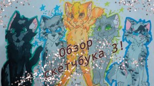 Третий обзор скетчбука! #кв #котывоители #warriorcats