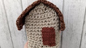 💗СВЯЗАЛА ИЗ ТОГО ЧТО БЫЛО🧶КОРЗИНКА ДОМИК КРЮЧКОМ 🌸