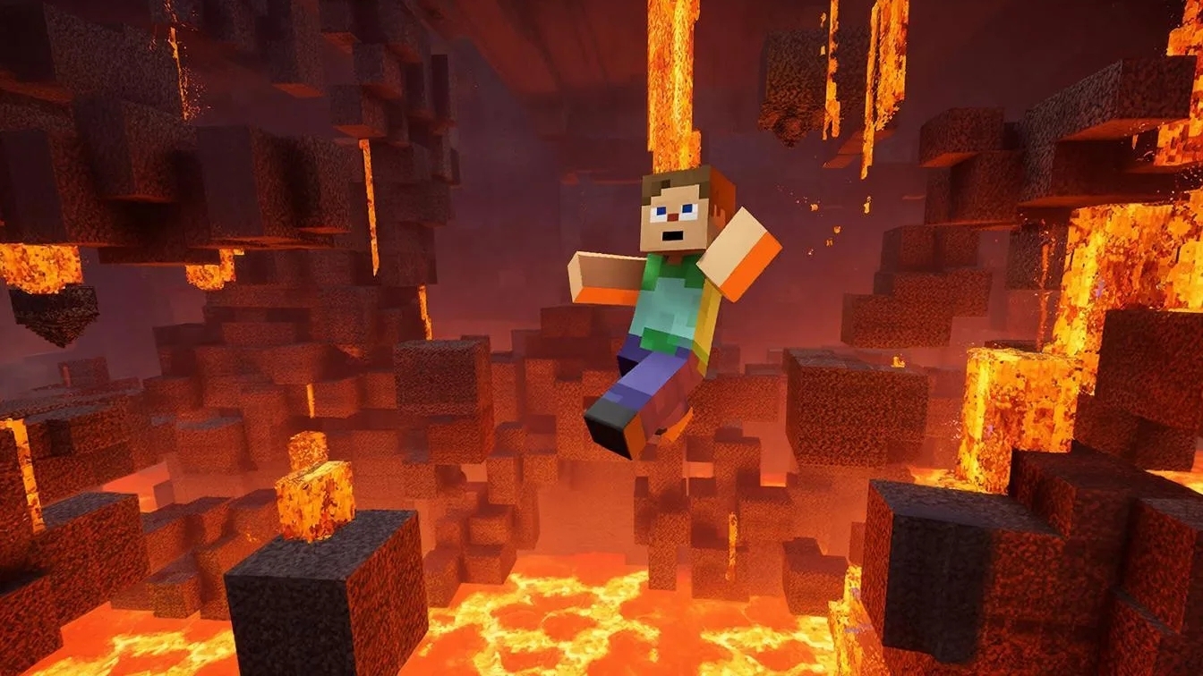 Minecraft паркур