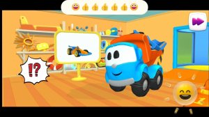 грузовичок Лева и гоночная машинка😎 #игры #малыш #Лева #грузовичок