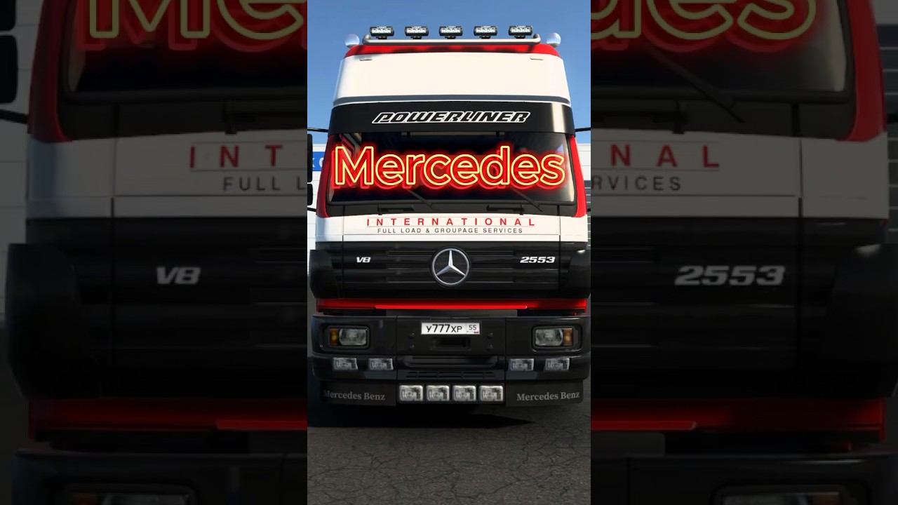 Mercedes #ets2 #eurotrucksimulator2 #retro смотреть онлайн