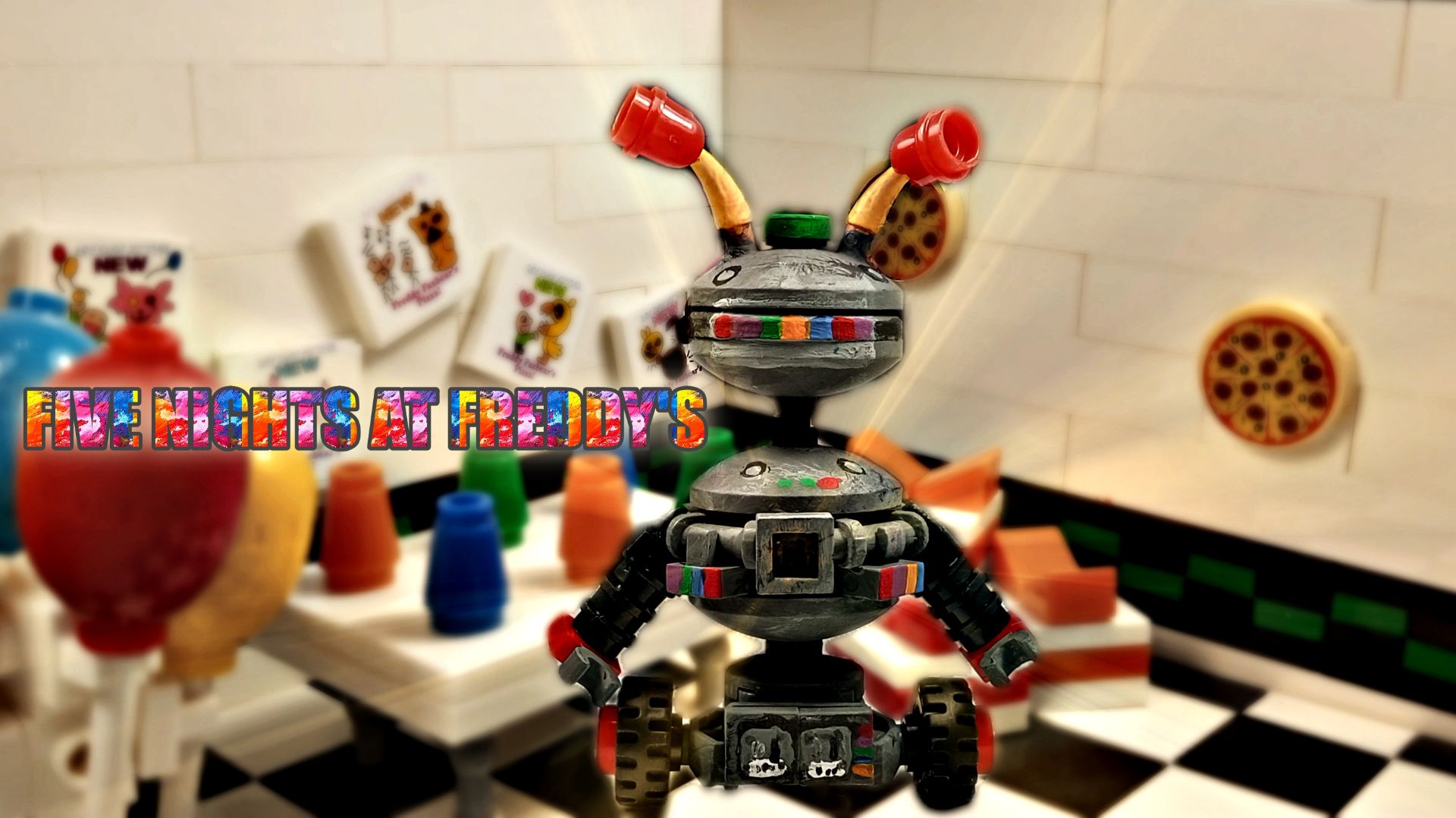 LEGO FNAF CANDY CADET | Кастом смотреть онлайн