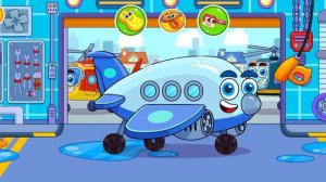 Мою чищу и разукрашиваю самолет