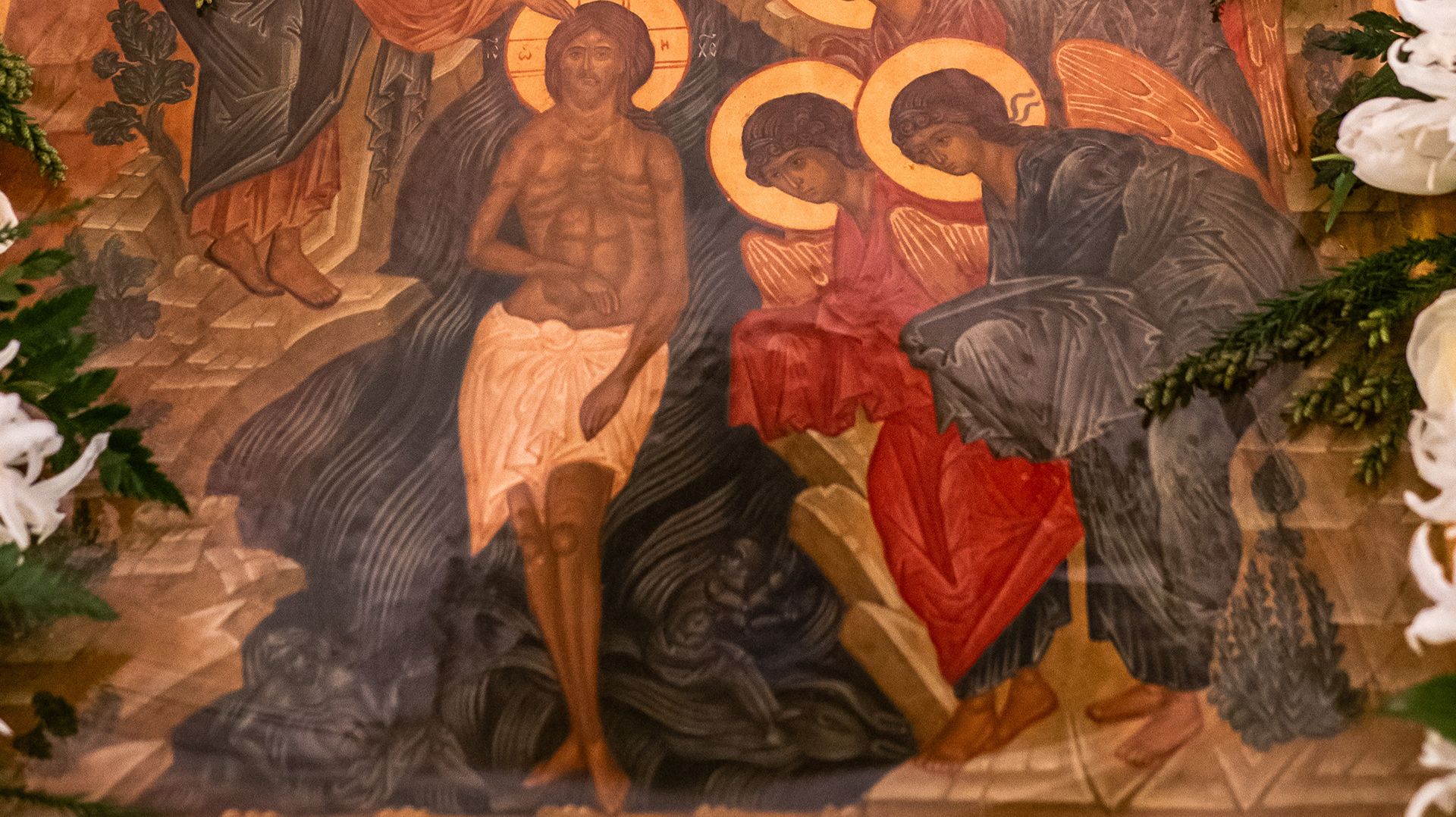 Всенощное бдение. Крещение Господне смотреть онлайн