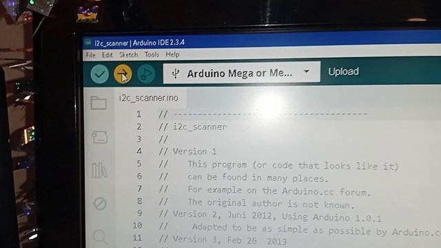 Как определить i2c адрес дисплея 1602 Arduino смотреть онлайн