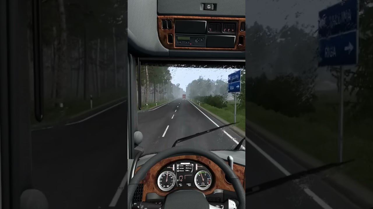 ETS2 Euro truck simulator Logitech g29 #shorts смотреть онлайн