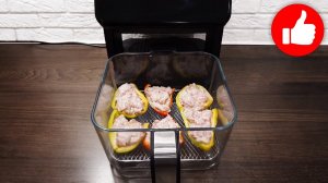 Вкуснее чем просто фаршированные перцы, Готовится просто. Рецепт мечты - перцы с курицей в аэрогриле