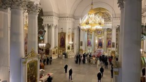 18.01.2026. Ранняя Литургия. Свято-Троицкий Измайловский собор Санкт-Петербурга.